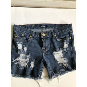 Rock & Republic, Denim, Distressed, Cut-Off Jean Shorts, Women's Sz 30